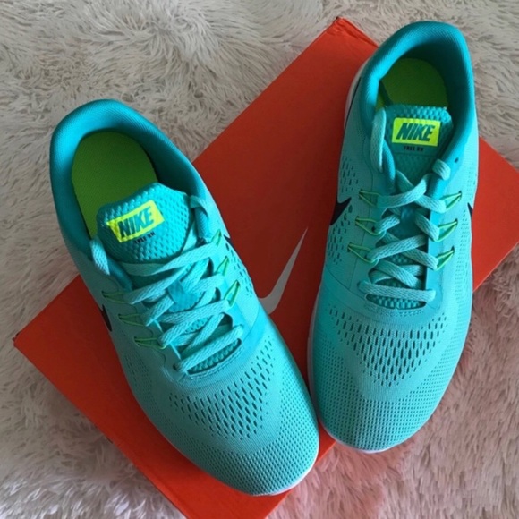Nike free run womens running shoes Tiffany blue - Picture 3 of 4